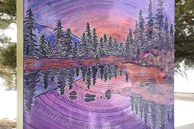 Sparks Lake – Acrylic Painting