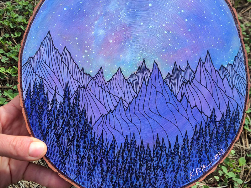 Starry Night Above the Rockies III