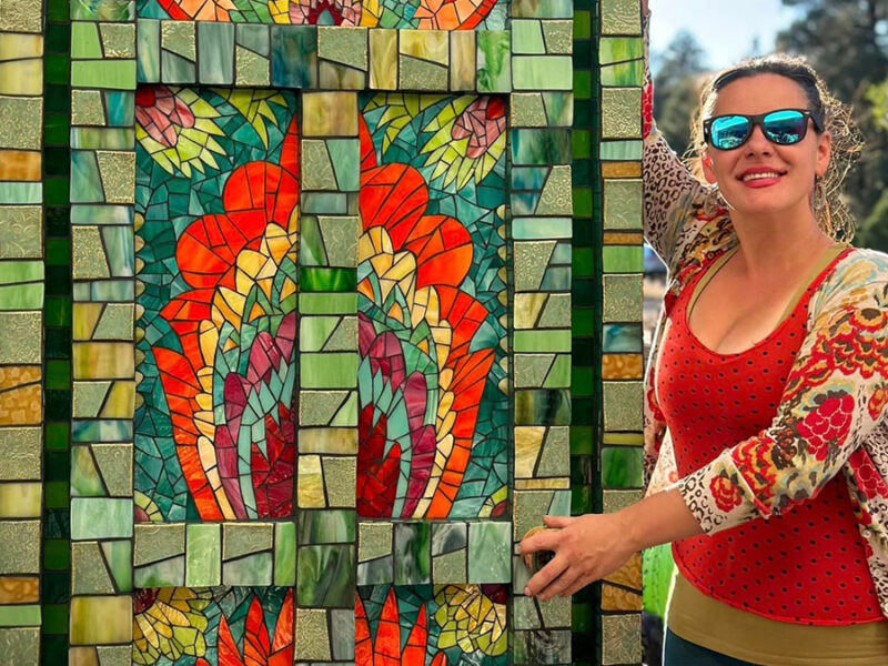 The Passage – A Mosaic Door Sculpture