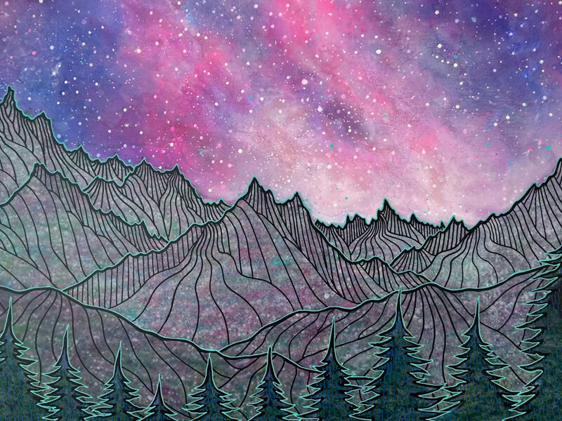 Emerald Forest Night