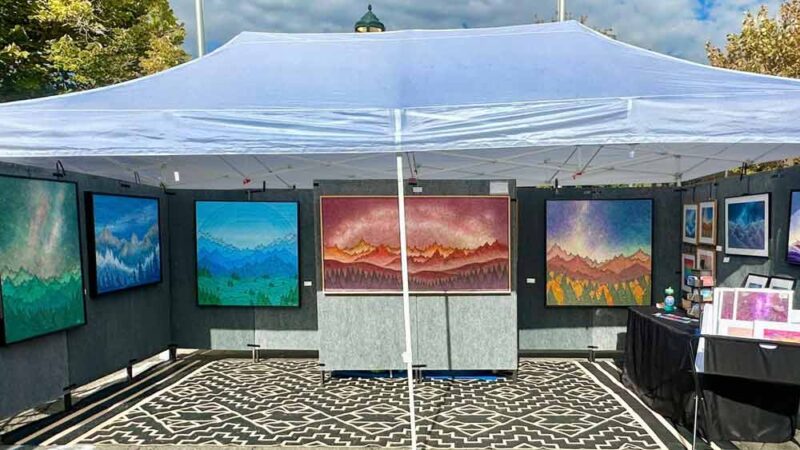 The 2025 Durango Autumn Art Festival – I Won Best Booth and Had an Amazing Show!